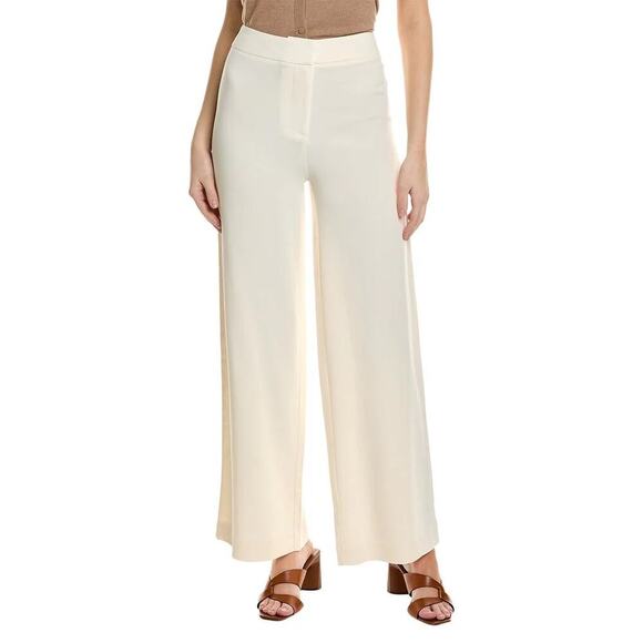 Boden Pants - Boden Fluid Wide Leg Trouser in Ivory Size 10L